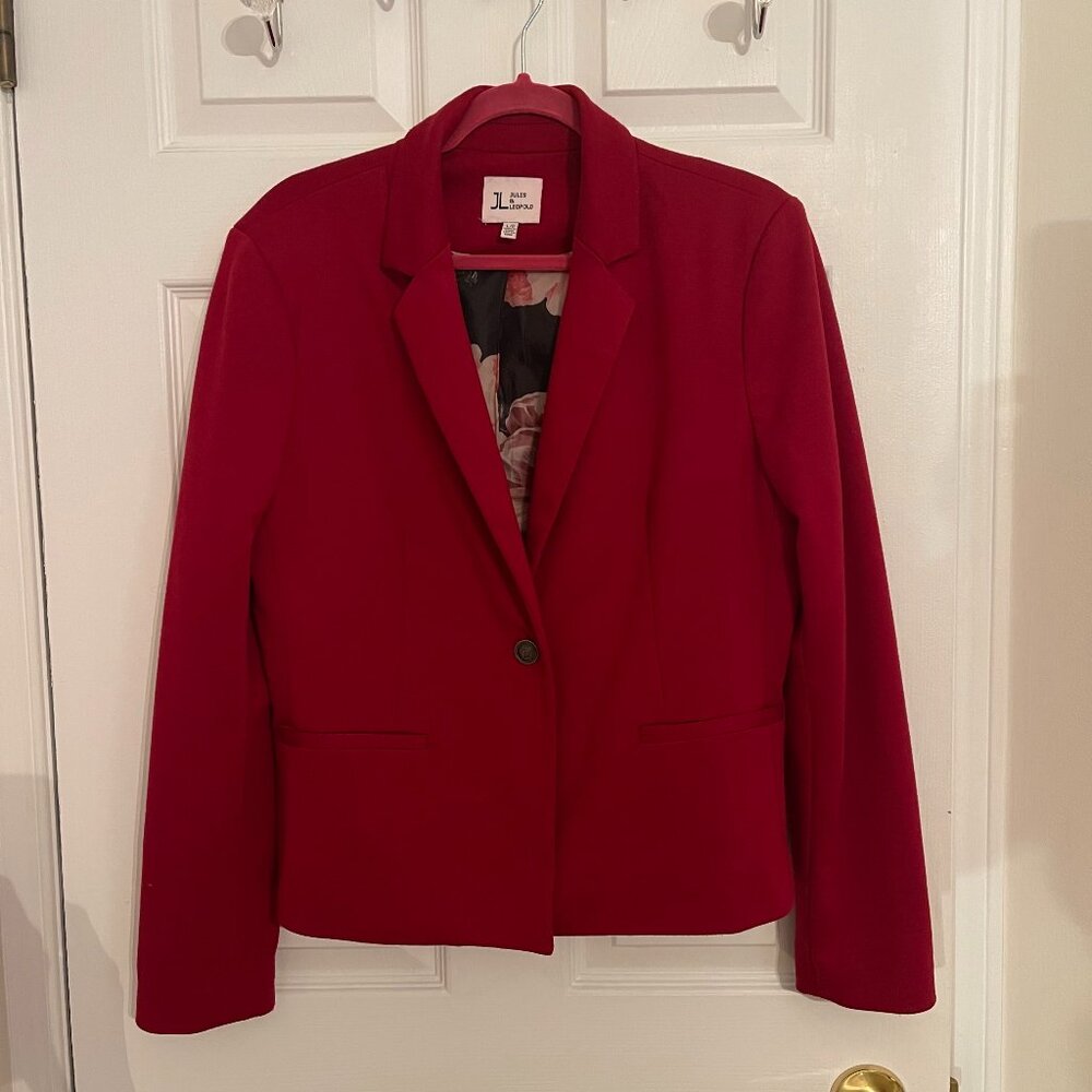 Red Blazer Jacket size L